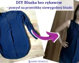Jak skrócić rękawy w bluzie? Zobacz, jak łatwo przerobić długą bluzkę na modną kamizelkę.