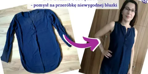 Jak skrócić rękawy w bluzie? Zobacz, jak łatwo przerobić długą bluzkę na modną kamizelkę.